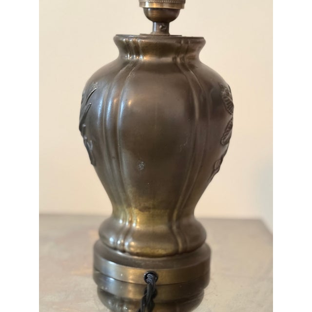 Art Deco Bronze Table Lamp from Stjärnmetall, 1930s For Sale - Image 9 of 11