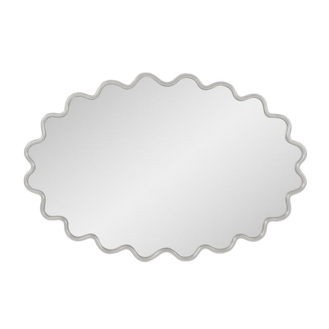 The Cloud Mirror features a wavy frame that is meticulously hand-painted in the USA. This mirror is designed to complement...