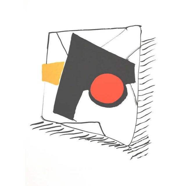 Artist: Alexander Calder Country: USA Title: Untitled DM16221 Medium: Original Lithograph Marks: Not signed, not numbered...