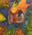 Küchel Silvia La Bella, Fish Collage Colorful, 1998, Oil on Canvas For Sale - Image 9 of 13