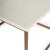 Metal Holland Marble & Metal Coffee Table, Gold, White For Sale - Image 7 of 8