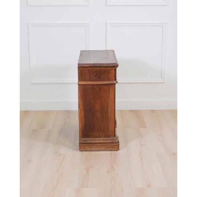 Wood Small Antique Solid Wood Sideboard From The 18th Century, Tuscany For Sale - Image 7 of 9