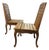 Pair of Rustic French Country Face-to-Face Conversation Benches W/ Cabriole Legs, a Pair For Sale