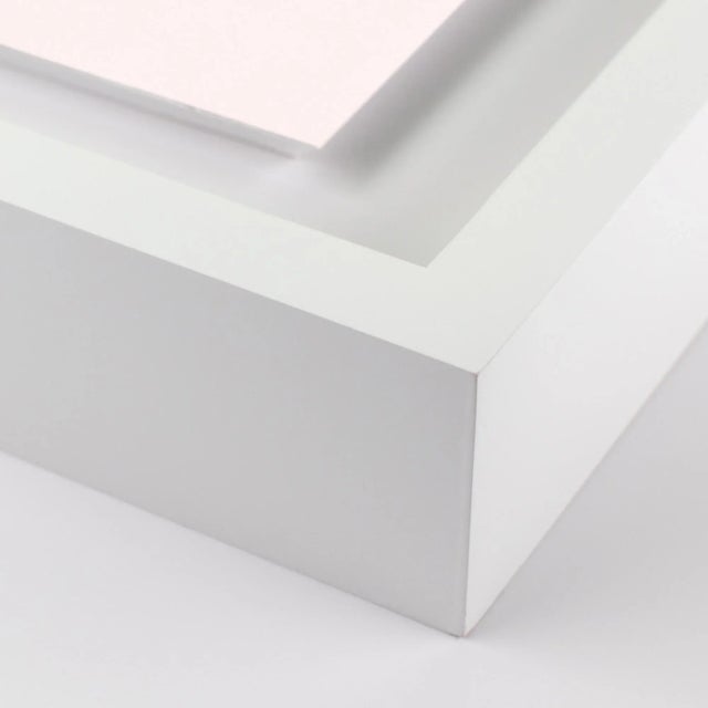 Color Form C by David Grey, Art Print in White Frame, Small Overall Size: 20x24 Frame Color: White