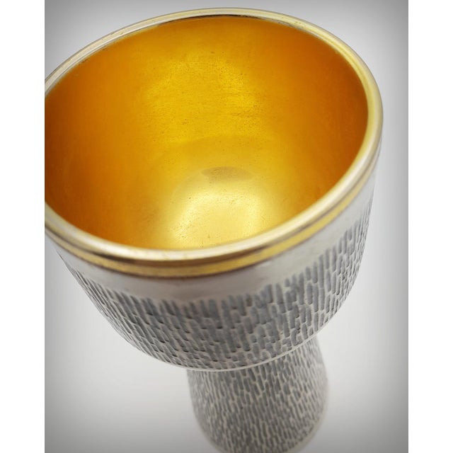 Brutalist Metal Chalice, Spain, 1960s For Sale - Image 4 of 18