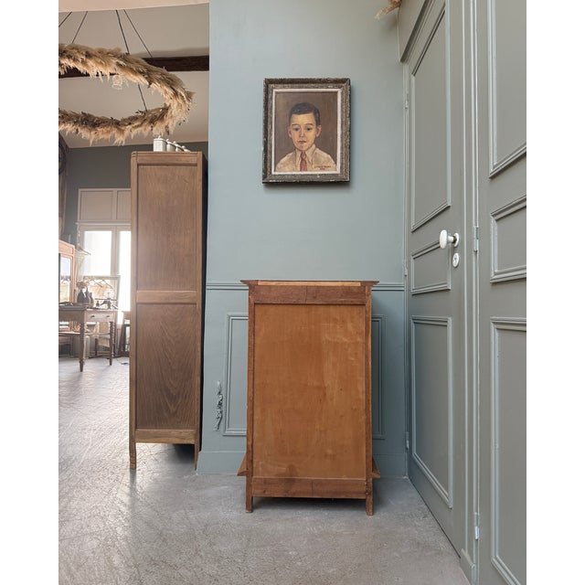 Small Vintage Chest of Drawers in Oak, 1960s For Sale - Image 3 of 15