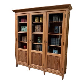 Large Art Nouveau Bookcase, 1910 For Sale