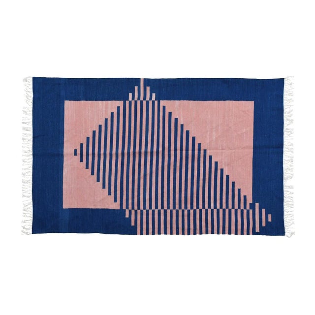 Not Yet Made - Made To Order Roselani Rug, 5x8, Blue For Sale - Image 5 of 5