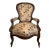 Mid 19th Century Antique American High Victorian Walnut Elbow Chair For Sale