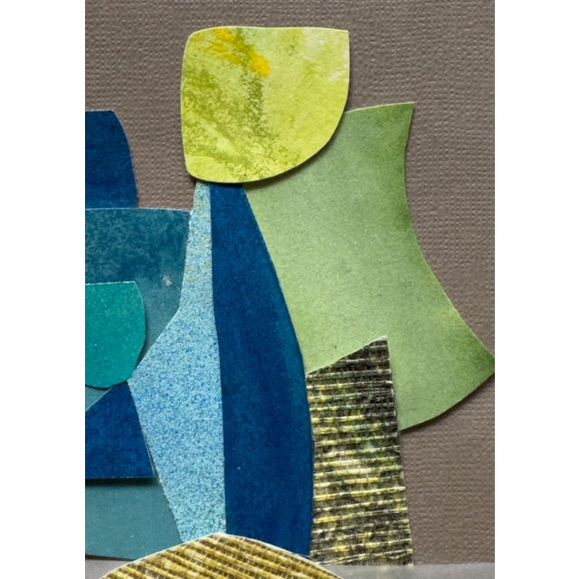 "Petal 3" Original Mixed-Media Collage on Paper by Zac Woodiel For Sale - Image 4 of 10