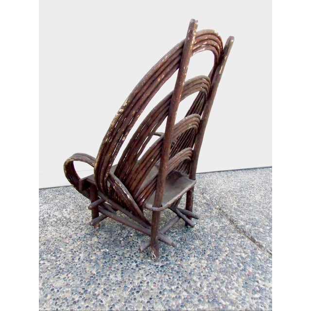 Antique Folk Art Bentwood Twig Chair For Sale In San Francisco - Image 6 of 18