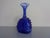 Italian Blue Bubble Glass Vase, 1960s For Sale - Image 4 of 18