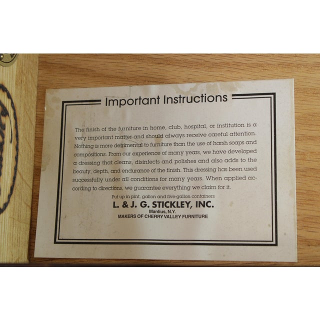 Pair Stickley Arts & Crafts Mission Oak Lamp Tables For Sale - Image 17 of 17