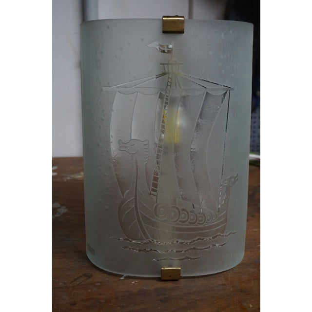 Art Deco by Erik Kinell for Glössner & Co. Wall Lamp, 1940s For Sale - Image 16 of 18