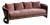 Howard Furniture Sculptural Walnut Barrel-Back Sofa For Sale