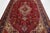 Medallion Designed Vintage Persian Tabriz Wool Rug in Red For Sale - Image 4 of 8
