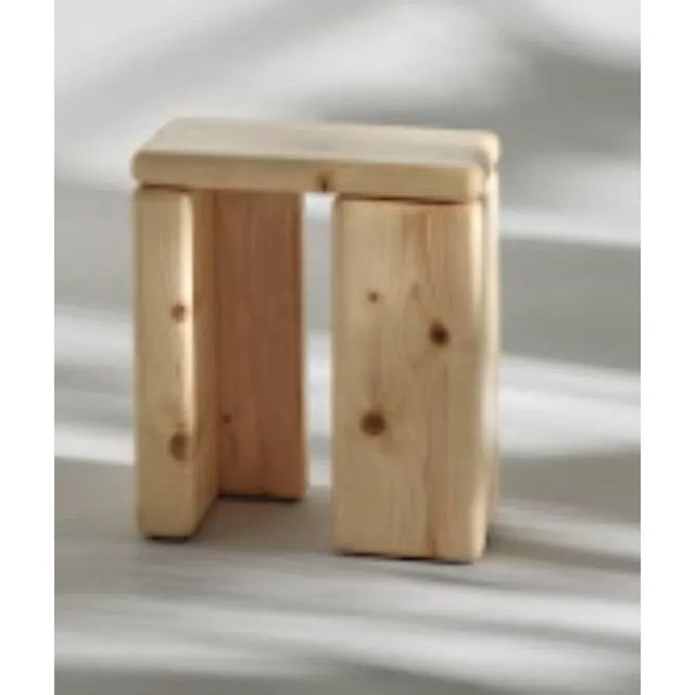 Not Yet Made - Made To Order Vintage Timber Stools by Onno Adriaanse, Set of 3 For Sale - Image 5 of 10