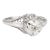 Antique Deco 1 Carat Diamond Engagement Ring 14 Karat Gold Filigree Fine Vintage size 5.75 For Sale