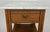Antique French Oak Bedside Table with Marble Top For Sale - Image 6 of 12