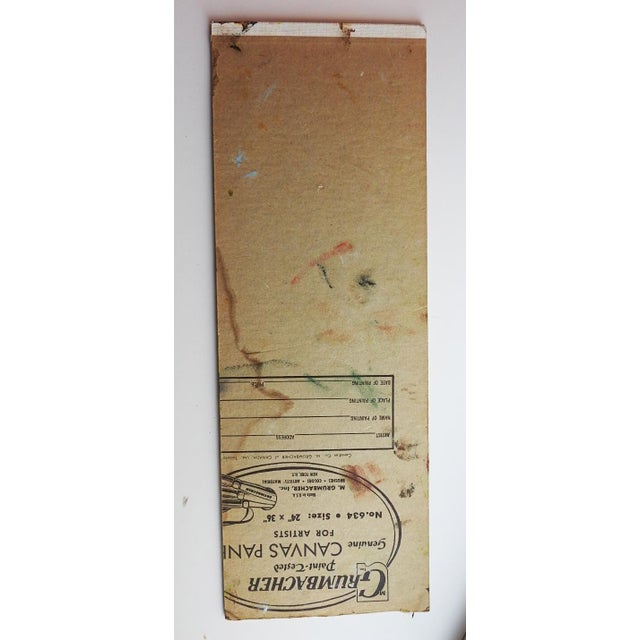 Mid 20th Century Rock Climbers Painting For Sale - Image 4 of 4