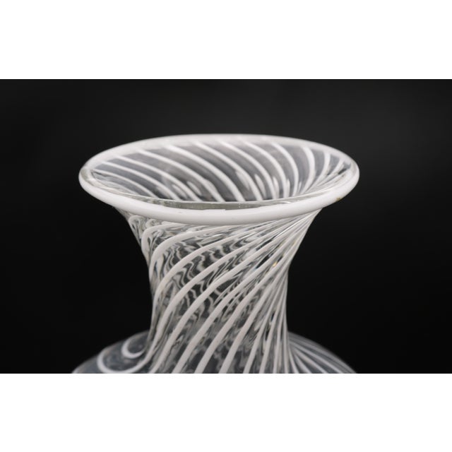 Transparent 1920s "Veronese" Venini Art Glass Vase by Vittorio Zecchin For Sale - Image 8 of 10