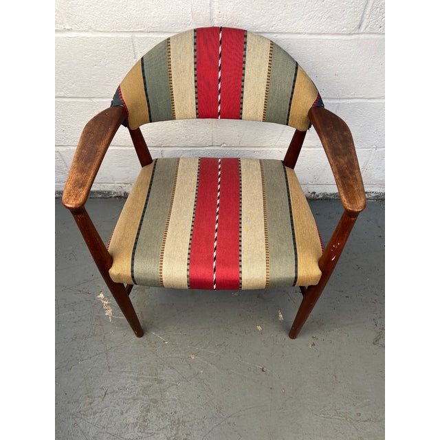 Kurt Olsen Mid 20th Century Modern Danish Walnut Chair by Kurt Olsen, Attributed For Sale - Image 4 of 14