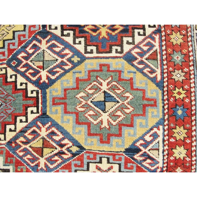 Blue Antique Shirvan/Caucasian Rug /Runner, 3'8" X 7'2" For Sale - Image 8 of 8