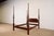 English Ethan Allen Georgian Carved Solid Cherry Wood Queen Size Poster Bed For Sale - Image 3 of 13