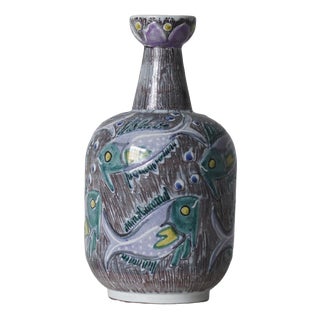 Ceramic Vase from Laholm, Sweden, 1960s For Sale