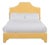 Kit California King Bedframe, Mustard Linen For Sale