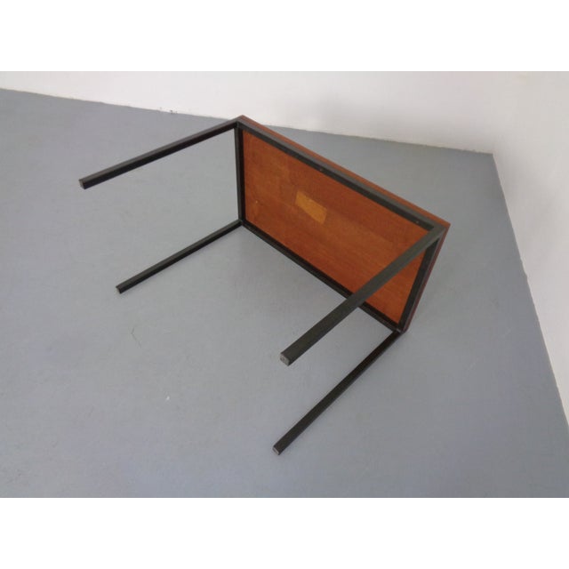 Vintage Teak and Steel Desk, Denmark, 1960s For Sale - Image 14 of 18