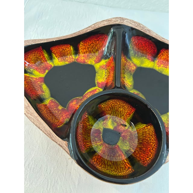 Brown MCM California Pottery Sequoia Ware Serving Bowls, a Pair For Sale - Image 8 of 9