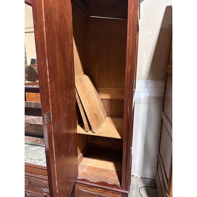 Late 19th Century LXV 3 Mirrored Armoire For Sale - Image 10 of 12