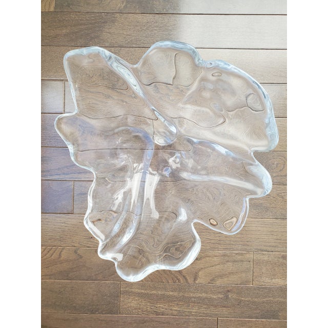 1970s Vintage Handmade Glass Bowl For Sale - Image 5 of 8