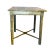 Victorian Vintage Aesthetic Movement R J Horner Wood Formica Topped Faux Bamboo Rattan Side Table For Sale - Image 3 of 8