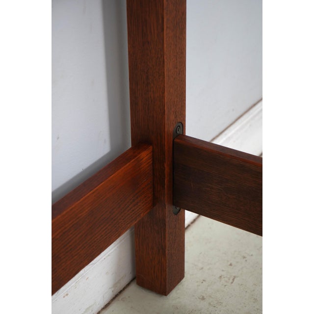 Stickley Harvey Ellis Queen Size Mission Oak Bed For Sale - Image 13 of 17