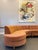 Textile 1950's Peach Sectional For Sale - Image 7 of 12