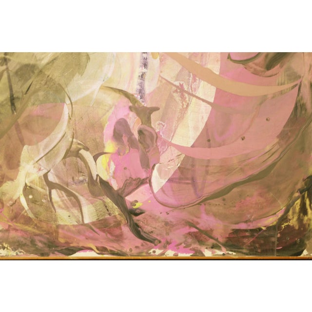 Modern John Link (D. 2021) "Gator Gait" Acrylic on Canvas, DTD 1986 For Sale - Image 3 of 11