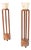 Glass Ingrid Floor Lamps by Michael Graves for Sawaya and Moroni, 1987, Set of 2 For Sale