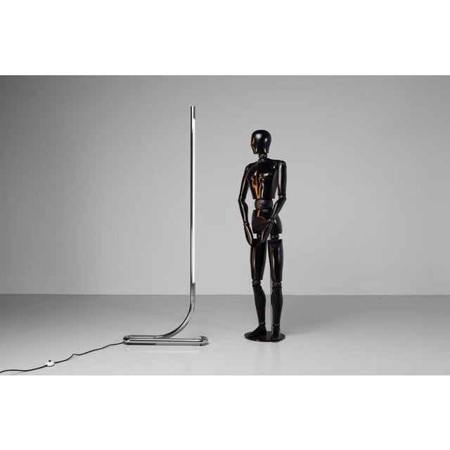 1970s TC2 Floor Lamp in Chrome by Aldo Van Den Nieuwelaar for Artimeta, 1972 For Sale - Image 5 of 16
