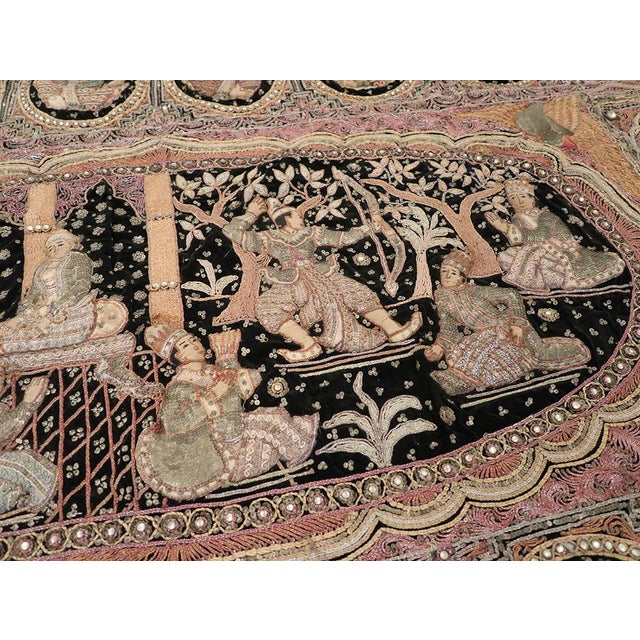 Vintage Burmese Tapestry For Sale In New York - Image 6 of 9