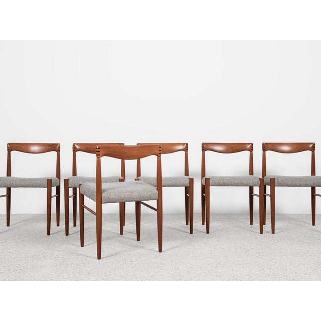 Mid-Century Danish Dining Chairs in Teak attributed to H.W. Klein for Bramin, 1960s, Set of 6 For Sale - Image 4 of 11