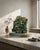 A raw sculptural Hedenbergite and native sulfur mineral specimen selected for its dark forest-green crystalline matrix,...