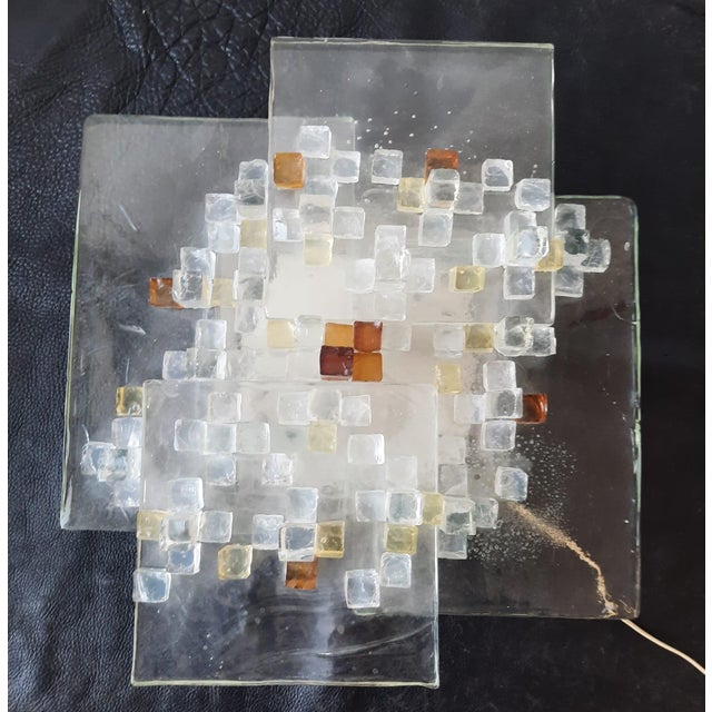 Murano Wall or Ceiling Lamp by Albano Poli for Poliarte Pavo, 1970s For Sale - Image 6 of 16