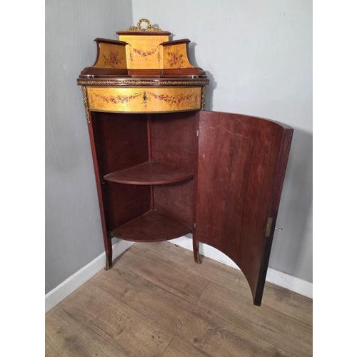 Antique French Corner Cupboard, 1900s For Sale - Image 4 of 10