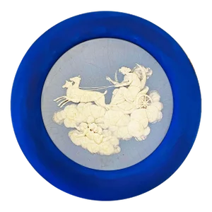 Vintage Wedgewood Ceramic Wall Art Neoclassical Wall Plague Plate
