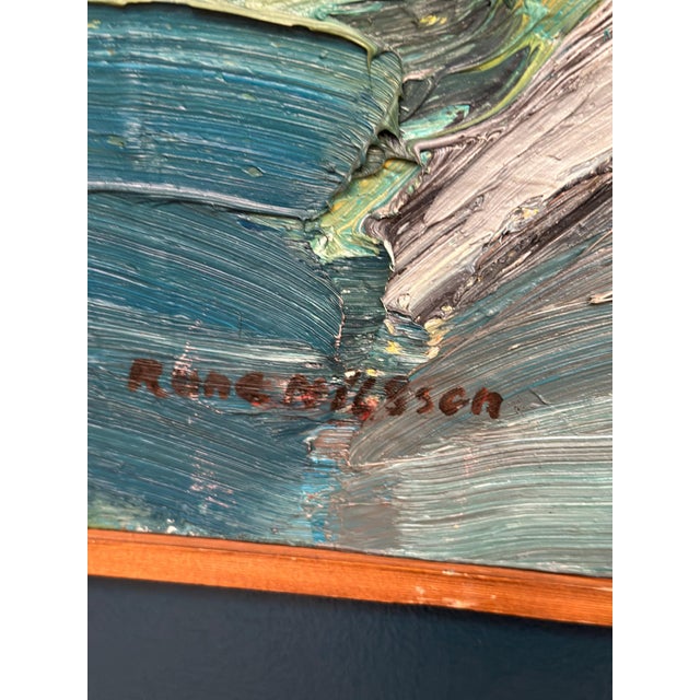 Rune Nilsson, Monday Feeling, 1950s, Oil Painting on Panel, Framed For Sale - Image 6 of 17