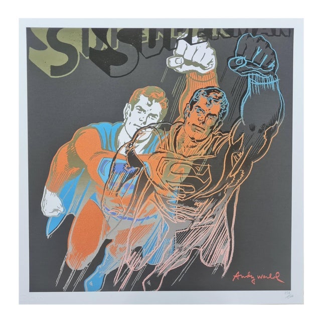 After Andy Warhol, Superman, 1980s, Lithograph For Sale