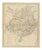 Antique Map of China with the Route of Lord Macartney and Lord Amherst, 1858 For Sale