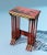 Edwardian Red Nesting Tables, Set of 3 For Sale - Image 12 of 18